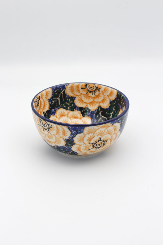 Pfingstrosen in Blau (UNIKAT) - Japanische Schale