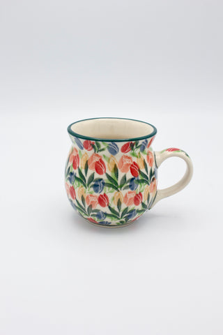 Tulpen - Kleine Tasse, bauchig - UNIKAT