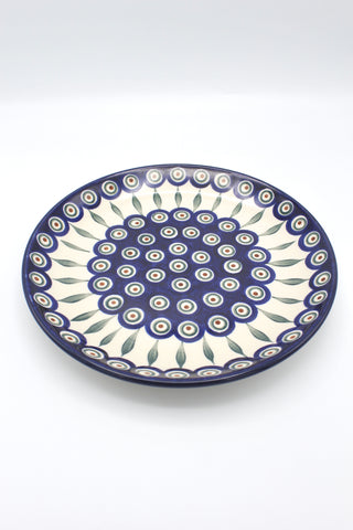 Pfauenauge -  Flacher Teller 25cm ø