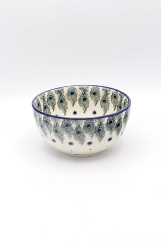 Pfauenfeder - "Japanische" Schale (14cm ø)