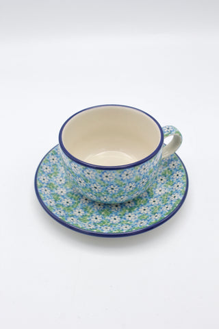 Blumenwiese - Tasse und Untertasse (Set)