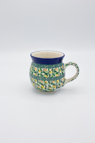 Zitronengarten - Kleine Tasse, bauchig - UNIKAT