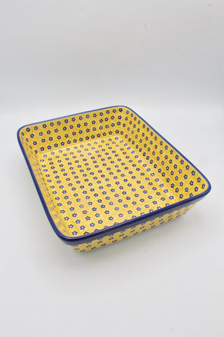 Senfgelb - Rechteckige Auflaufform, M (28cm)