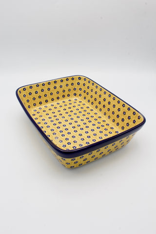 Senfgelb - Rechteckige Auflaufform, S (25cm)