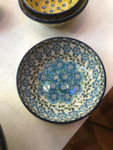 Türkis - Flache Schale 13cm