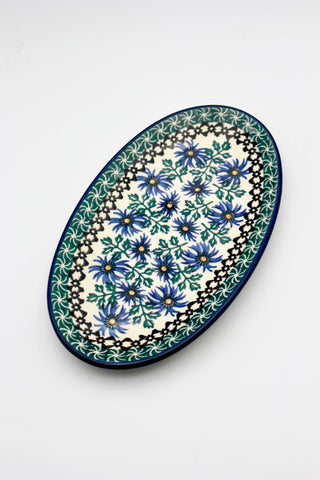 Kornblumen - Kleine Platte, oval