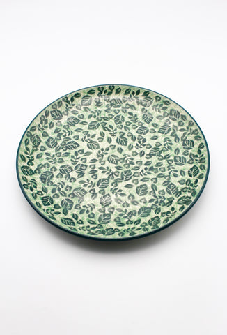 Immergrün - Flacher Teller 25 cm ø