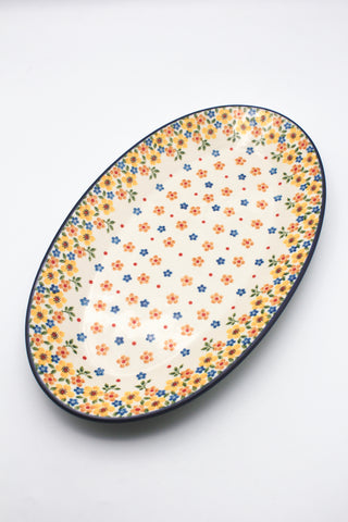 Secret Garden - Große Ovale Platte (35cm)