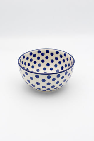 Blue Dots - "Japanische" Schale (14cm ø)