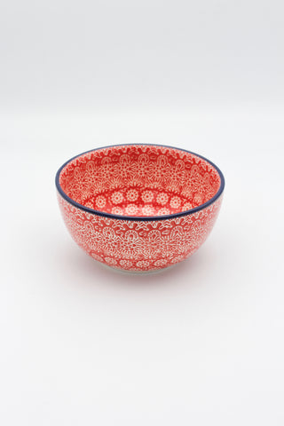 Spitze in Rot - Japanische Schale