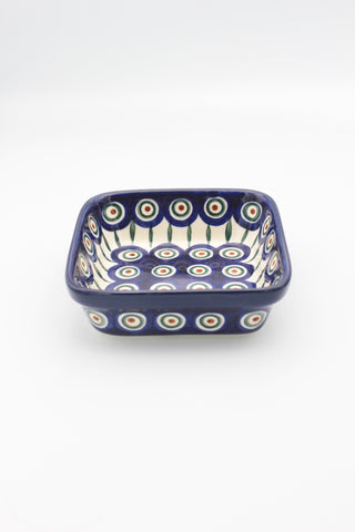 Pfauenauge - Quadratische Schale, groß
