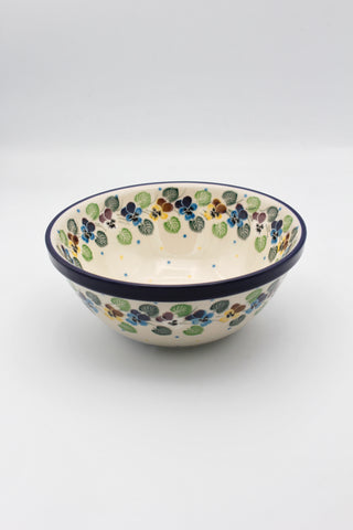 Stiefmütterchen - Schüssel, (17cm ø)