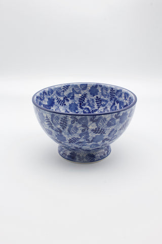 Ultramarinblau - Schale mit Fuß (14 cm ø)