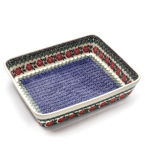 Rose - Rechteckige Auflaufform XL (32 cm)