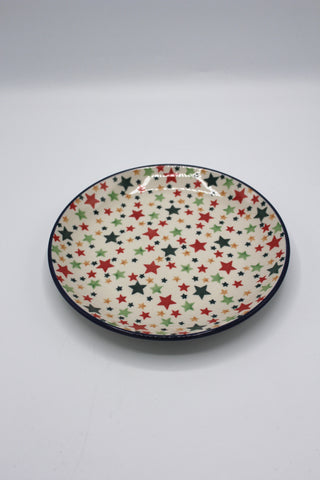 Grüne Sterne - Kuchenteller