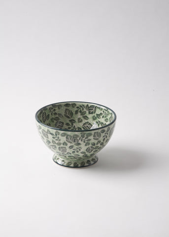 Immergrün - Schale mit Fuß (14cm ø)