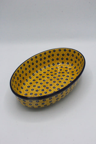 Senfgelb - Ovale Auflaufform, mittel (24cm)