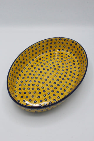 Senfgelb - Ovale Auflaufform, XL (31cm)