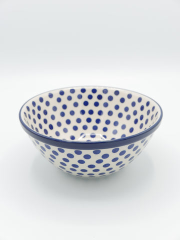 Blue Dots - Große Schüssel (24 cm ø)