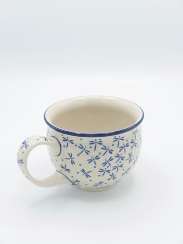 Stilisierte Libellen - Große Tasse (500ml)