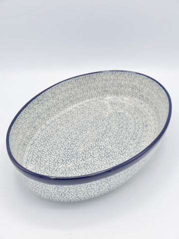 Bleu Ciel - Ovale Auflaufform, XL (31cm)