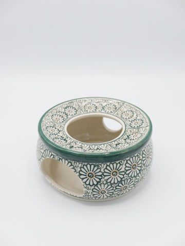 Grüne Gänseblumen - Stövchen, groß