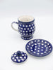 Classic - Tasse mit Teesieb und Teller