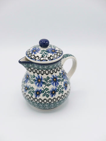 Kornblumen - Krug mit Deckel