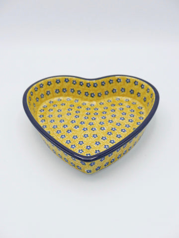 Senfgelb - "Heart" Auflaufform