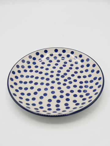 Blue Dots - Kuchenteller 20cm ø