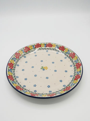 Grundfarben & Blumen - Flacher Teller 23,5cm ø