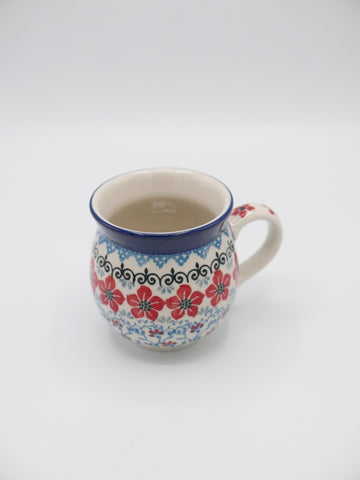 Gudrun in Rot - Große Tasse, bauchig