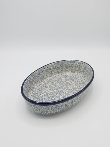 Bleu Ciel - Ovale Auflaufform, groß (27cm)