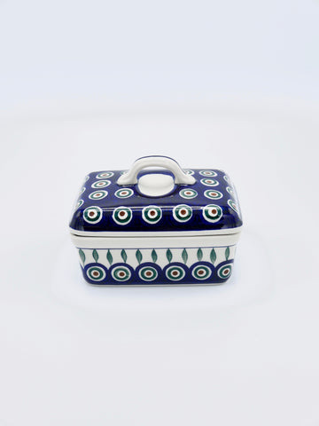 Pfauenaugen - Alte Butterdose