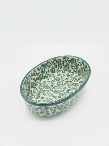 Immergrün - Ovale Auflaufform, klein (21cm)