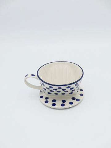 Blue Dots - Kaffeefilteraufsatz